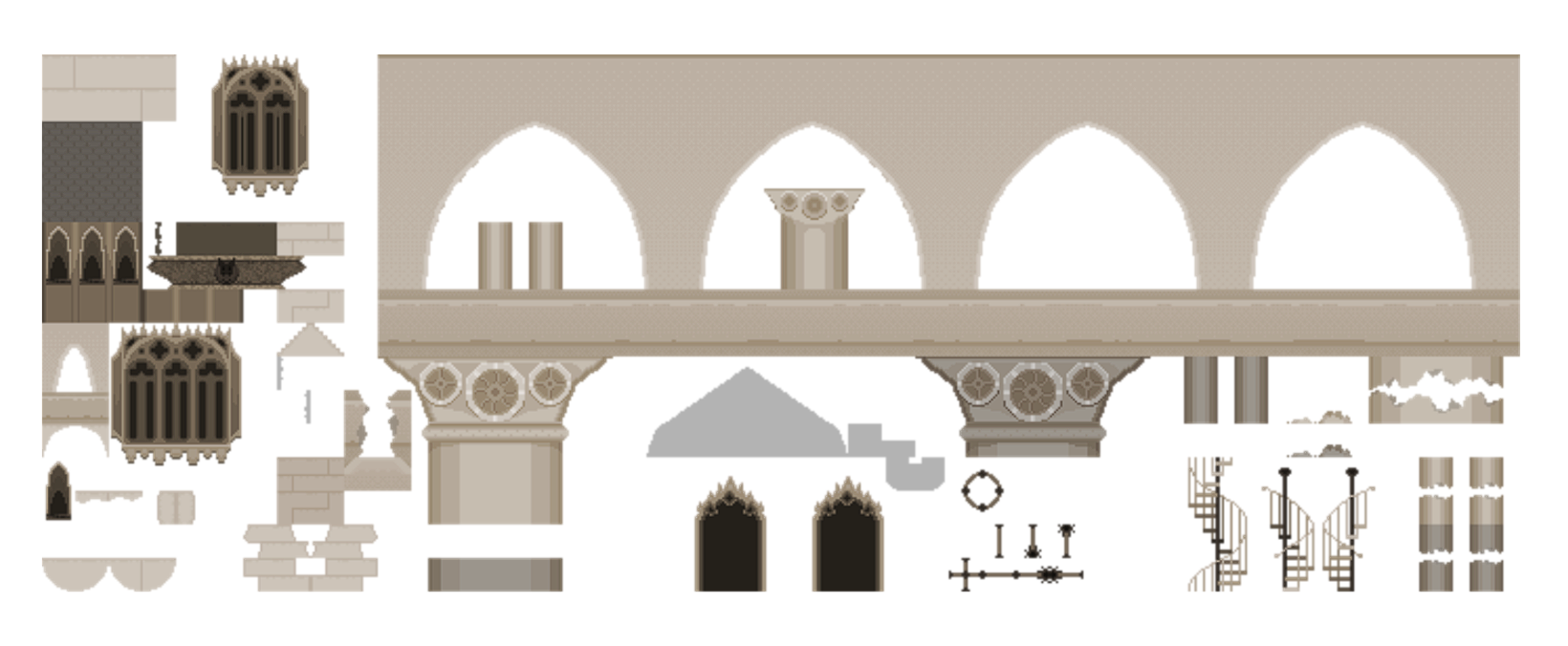 Tilemap voor de Kathedraal